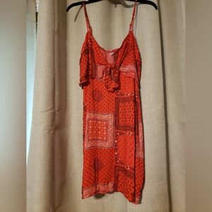 Target Red Tie Front Dress